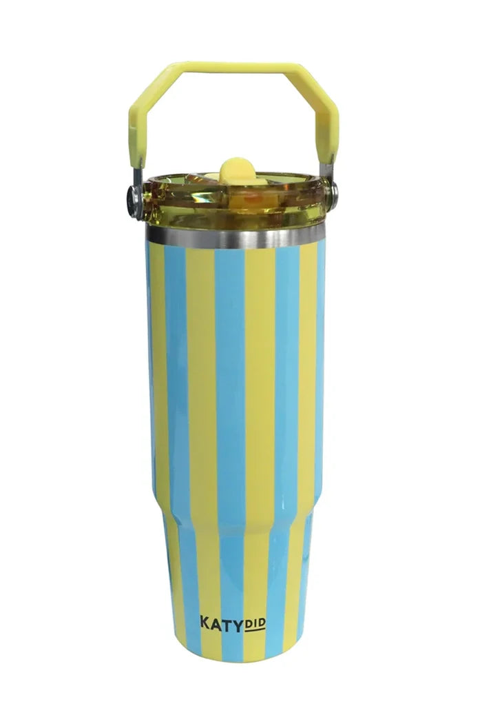 30 oz. Cabana Tumbler-Yellow & Aqua