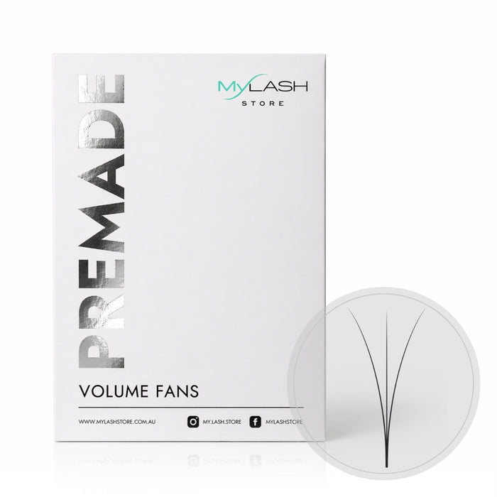 3D Long Stem Premade Fans