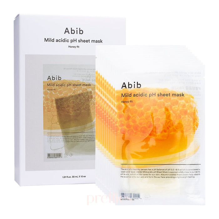 Abib Mild Acidic PH Sheet Mask - Honey Fit (10 Sheet/Box)