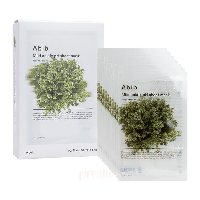 Abib Mild Acidic PH Sheet Mask - Jericho Rose Fit (10 Sheet/Box) - Pretties.com.hk