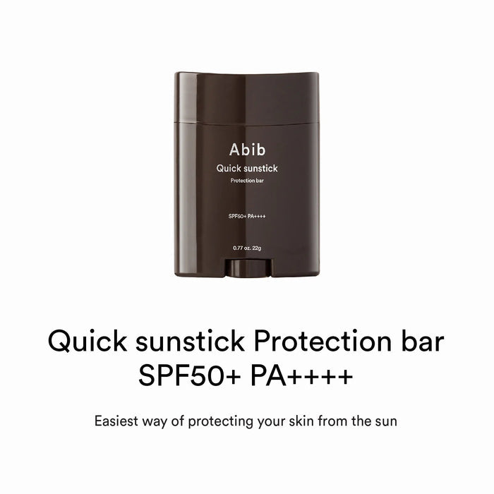 Abib Quick Sunstick Protection Bar SPF50+ PA++++ 22g(Expiry: 21/06/2027)