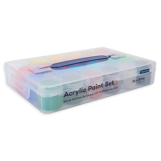 Acrylic Paint Pot Set Signature 24pc x 20ml (0.68 US fl.oz)