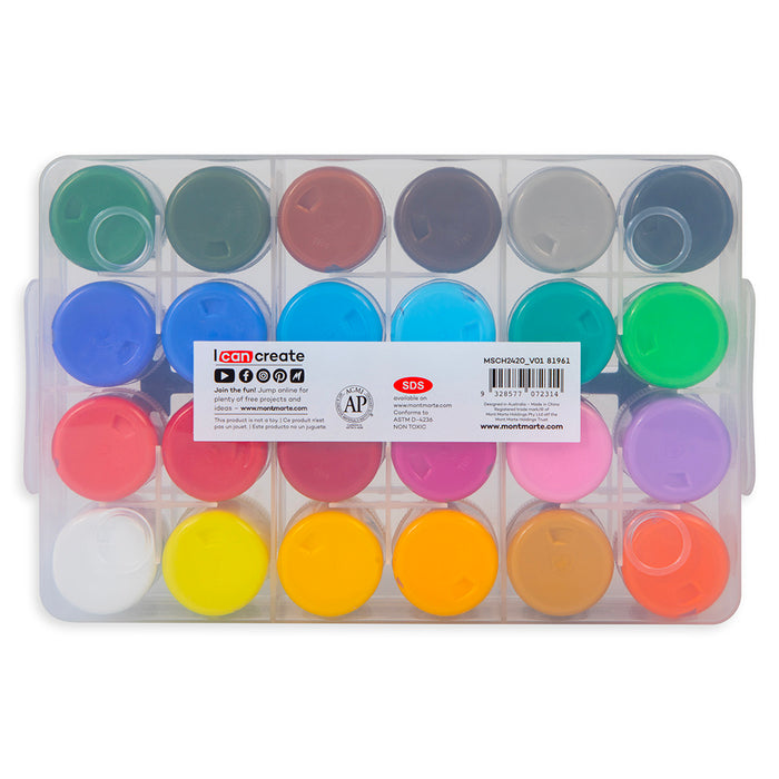 Acrylic Paint Pot Set Signature 24pc x 20ml (0.68 US fl.oz)
