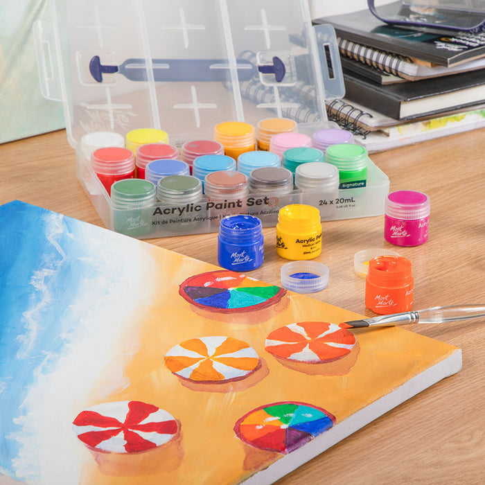 Acrylic Paint Pot Set Signature 24pc x 20ml (0.68 US fl.oz)