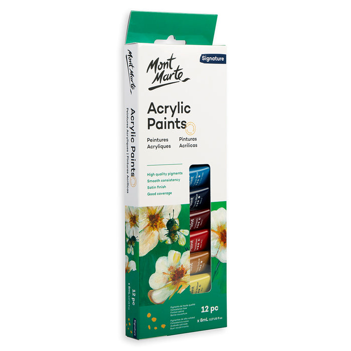 Acrylic Paint Set Signature 12pc x 8ml (0.27 fl.oz)