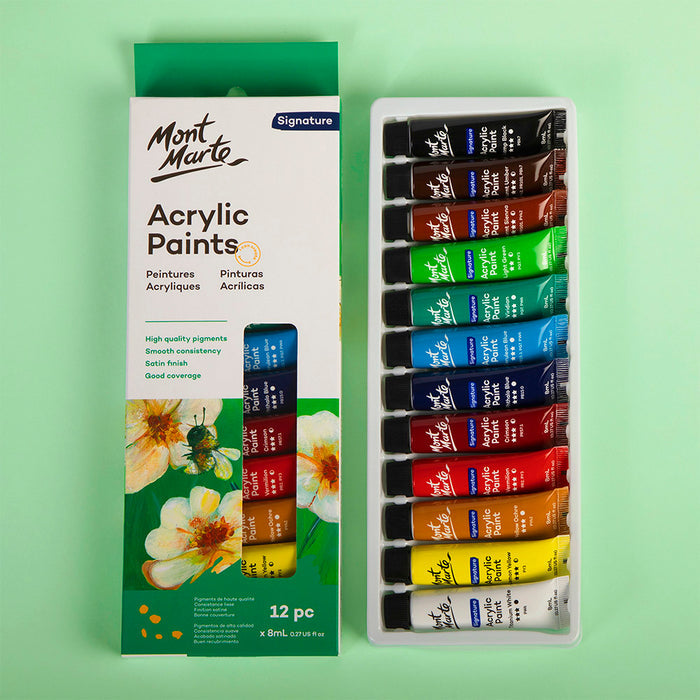 Acrylic Paint Set Signature 12pc x 8ml (0.27 fl.oz)