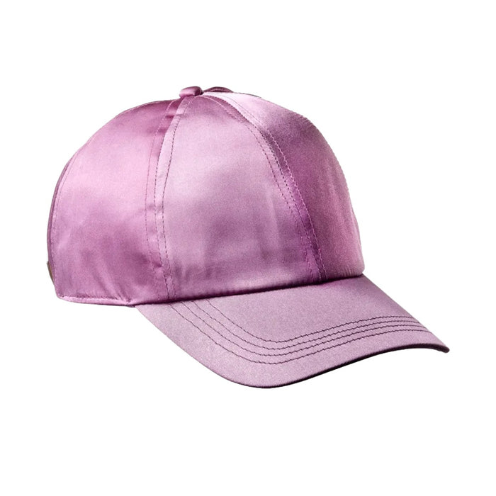 All Over Silky Satin Baseball Cap [Pink] #FH13