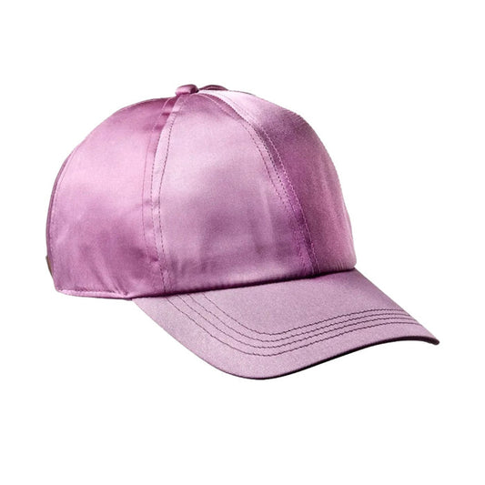 All Over Silky Satin Baseball Cap [Pink] #FH13