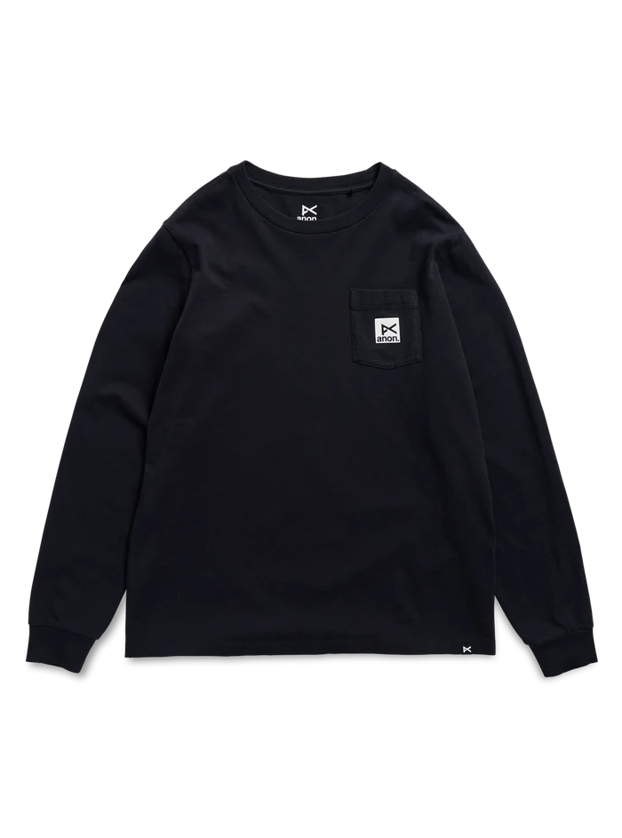 Product image of Anon Long Sleeve T-Shirt[Variant:True Black]