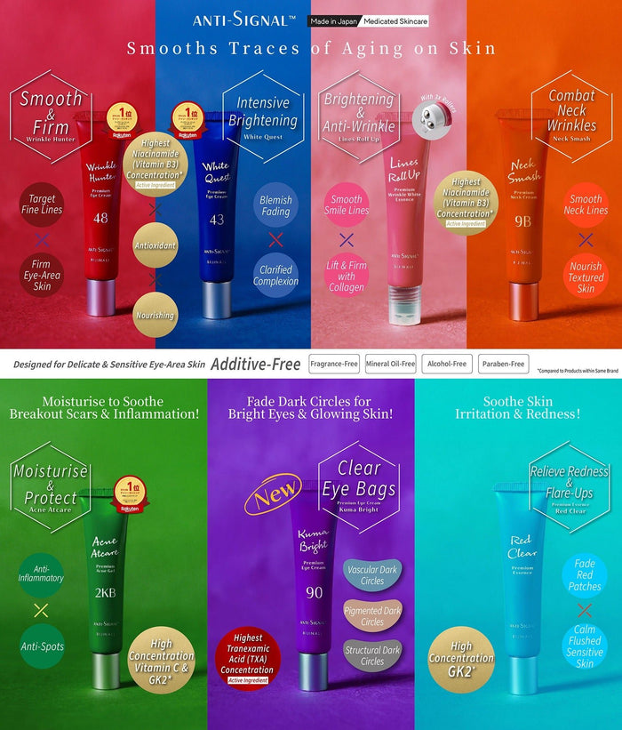 ANTI SIGNAL Kuma Bright Premium Eye Cream 20g (Purple) - Pretties.com.hk