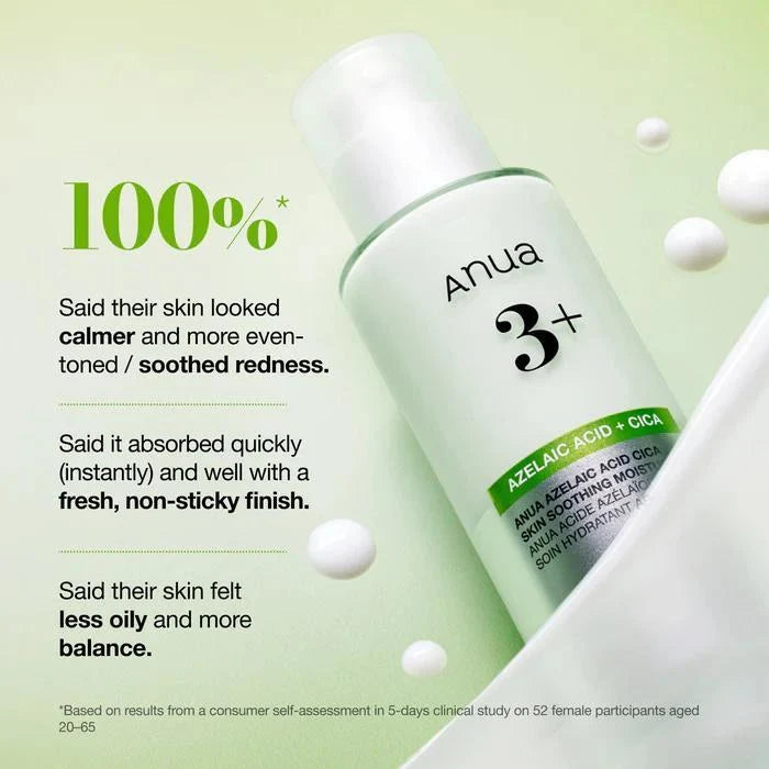 ANUA Azelaic Acid Cica Skin Soothing Moisturizer 100 mL