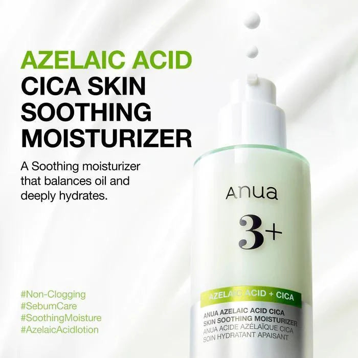ANUA Azelaic Acid Cica Skin Soothing Moisturizer 100 mL