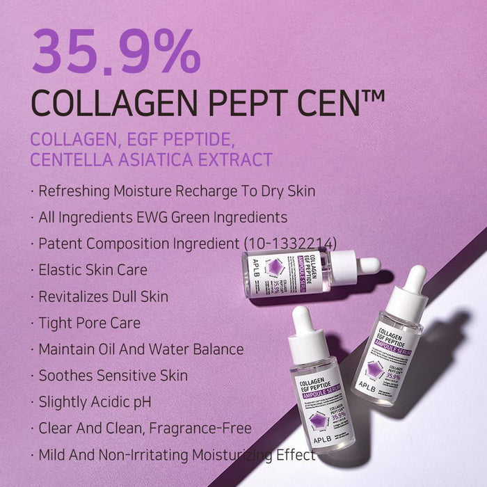 APLB Collagen EGF Peptide Ampoule Serum 40 mL