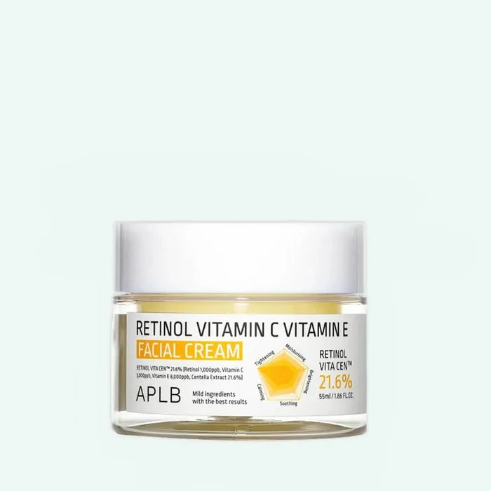 APLB Retinol Vitamin C Vitamin E Facial Cream 21.6% كريم البشرة بالريتنول والفيتامين سي