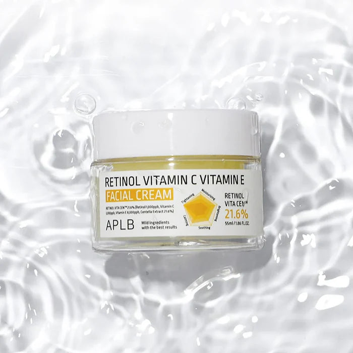 APLB Retinol Vitamin C Vitamin E Facial Cream 21.6% كريم البشرة بالريتنول والفيتامين سي
