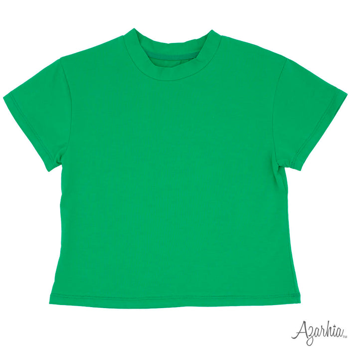 Azarhia Boxy T-Shirt-Kelly Green