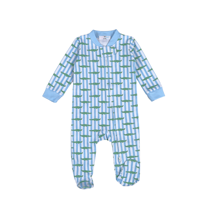 Baby Loren Bayou Kids Zipper Footie