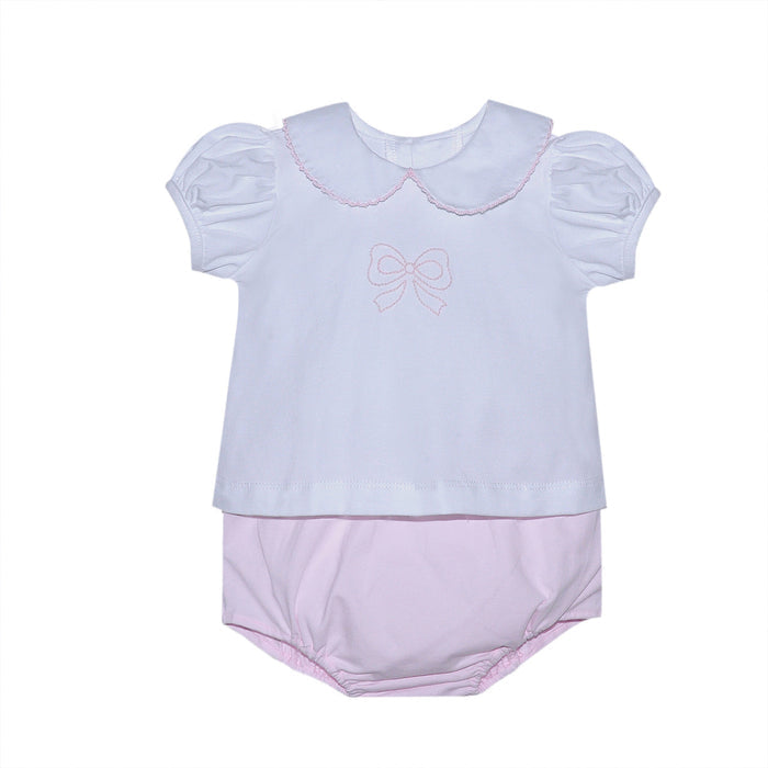 Baby Sen Bailey Bow Diaper Set