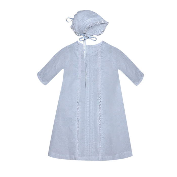 Baby Sen Sammie Daygown w/ Tucks-Blue