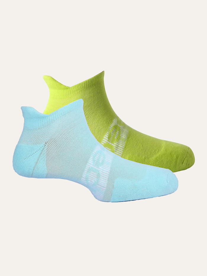 Paradise Blue; Lime Green