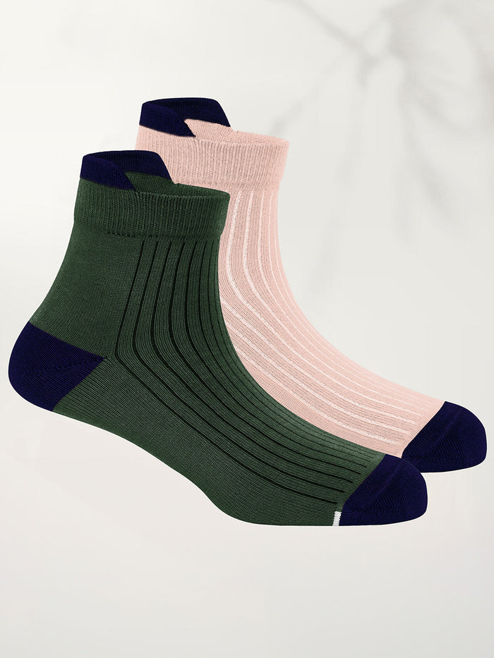 Fuzz Peach; Army Green / Men