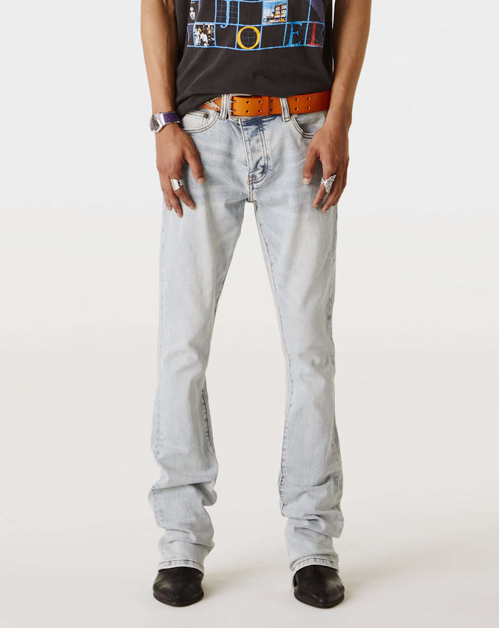 PRVT LBL Basic Flare Jean. Underground Apparel. Rule of Next Streetwear.