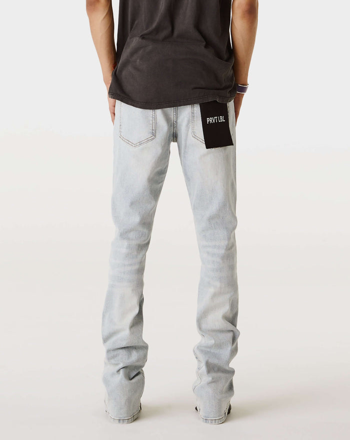 PRVT LBL Basic Flare Jean. Underground Apparel. Rule of Next Streetwear.