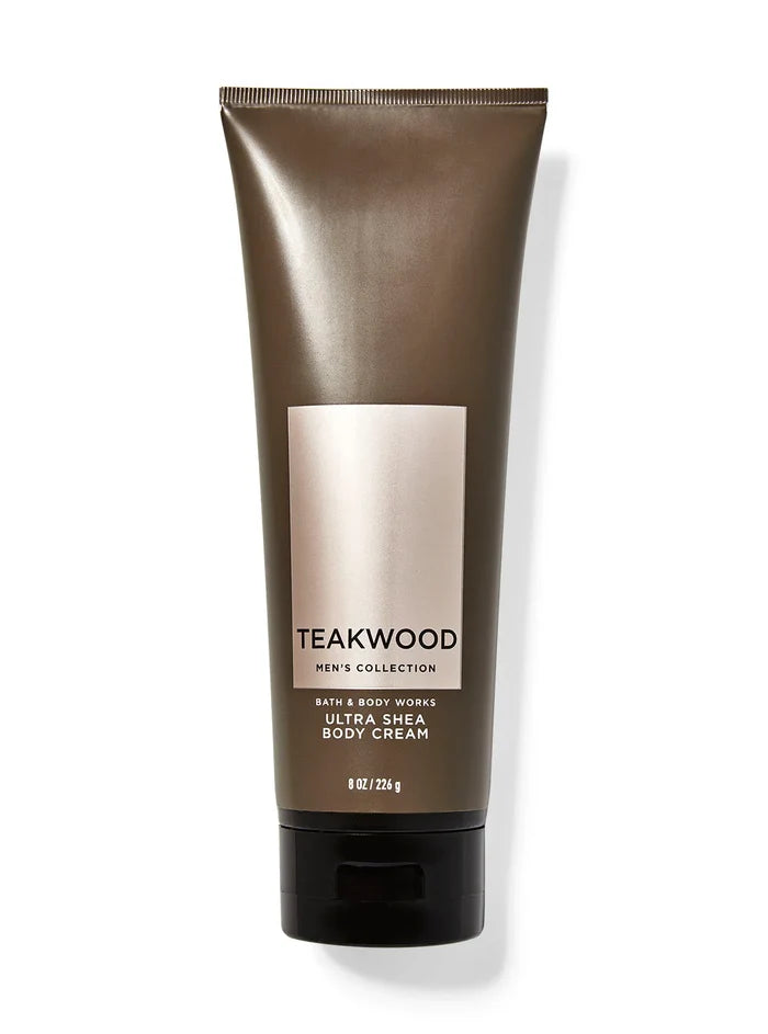 BATH AND BODY WORKS teakwood men's collection ultra shea body cream كريم الجسم من باث اند بودي ووركس