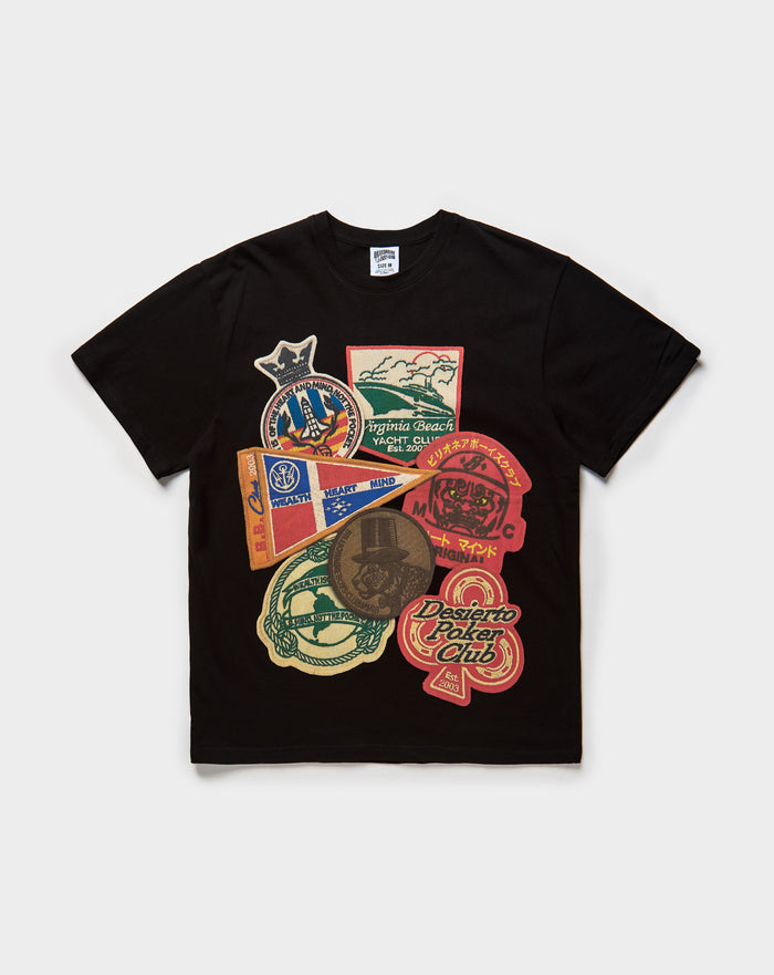 Billionaire Boys Club BB Patches T-Shirt. Underground Apparel. Rule of Next Streetwear.