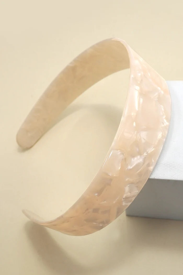 Bessette Off-White Statement Headband – 1.5" Wide