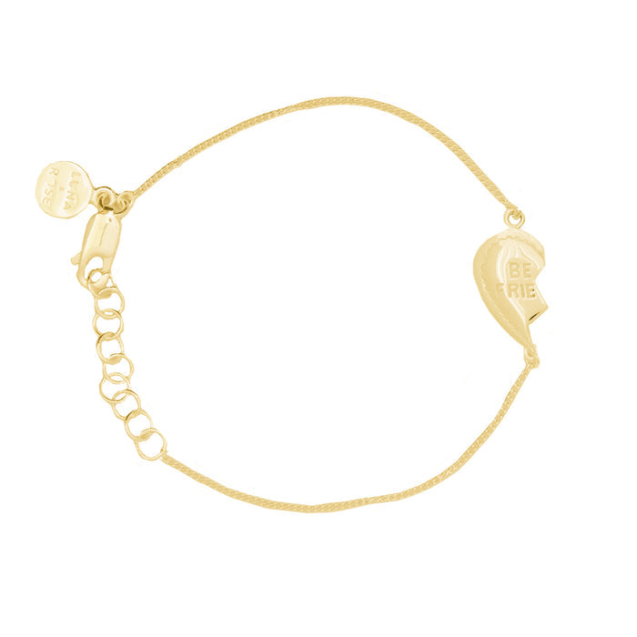 BFF Broken Heart Bracelet SET - Gold