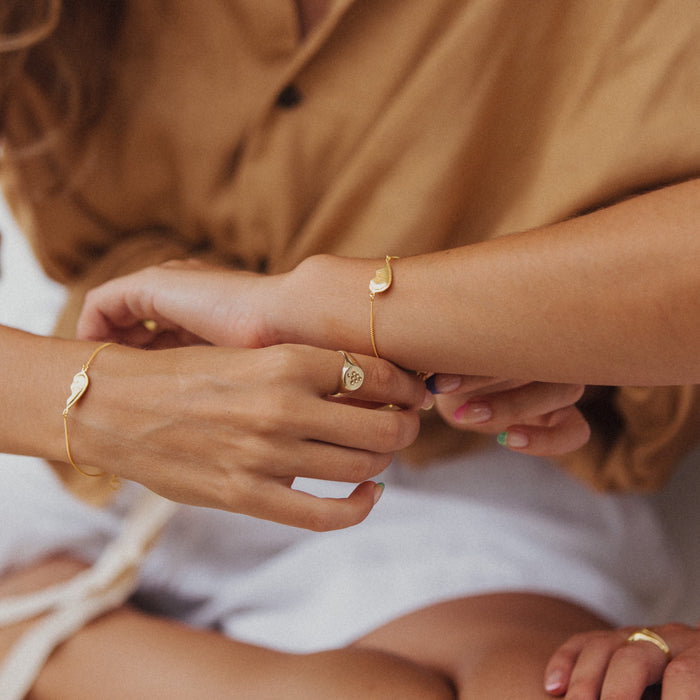 BFF Broken Heart Bracelet SET - Gold