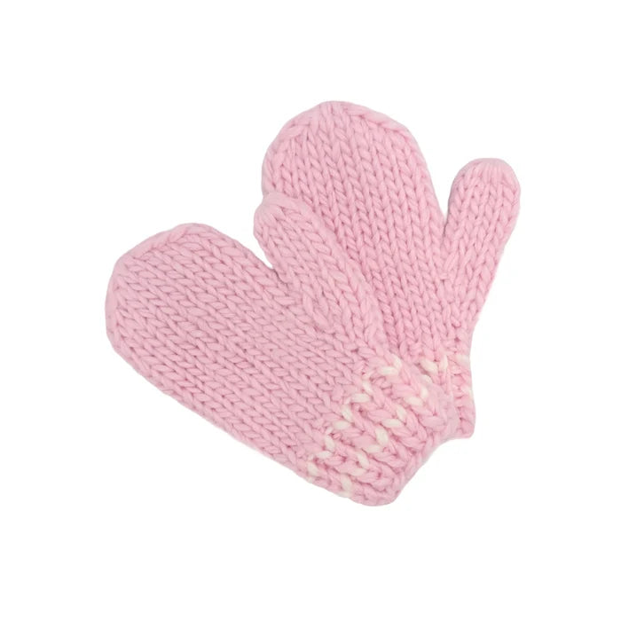 Bits & Bows Pink Mittens