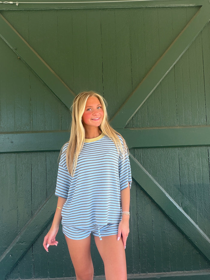 Blair Stripe Oversize Tee