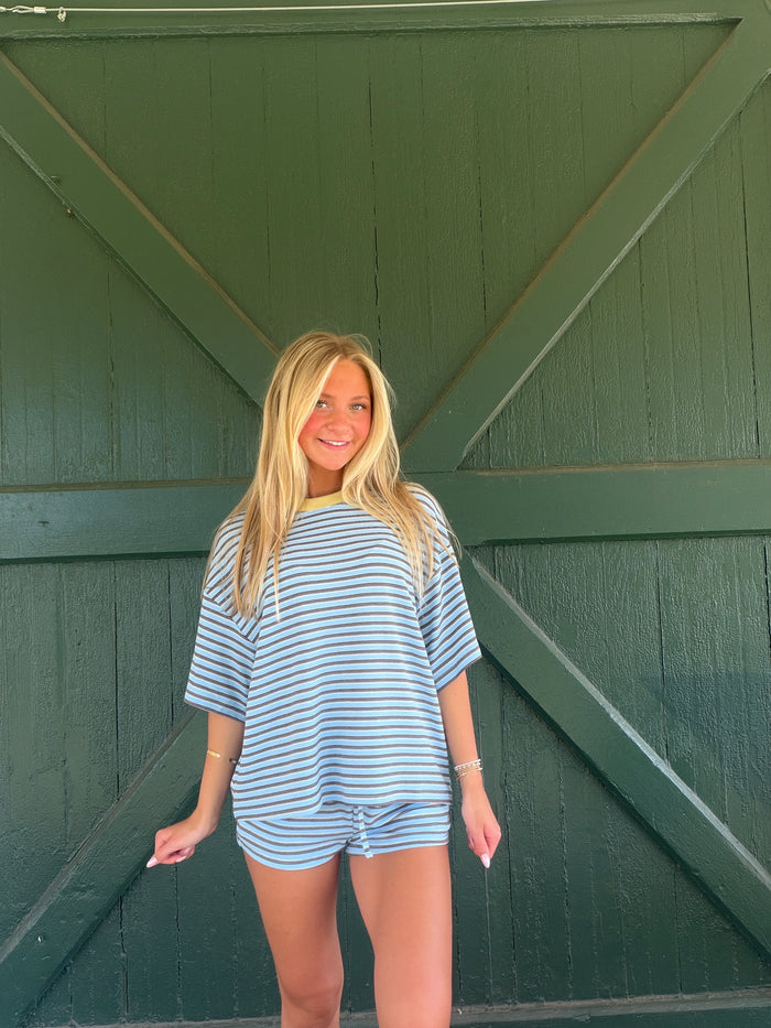 Blair Stripe Oversize Tee