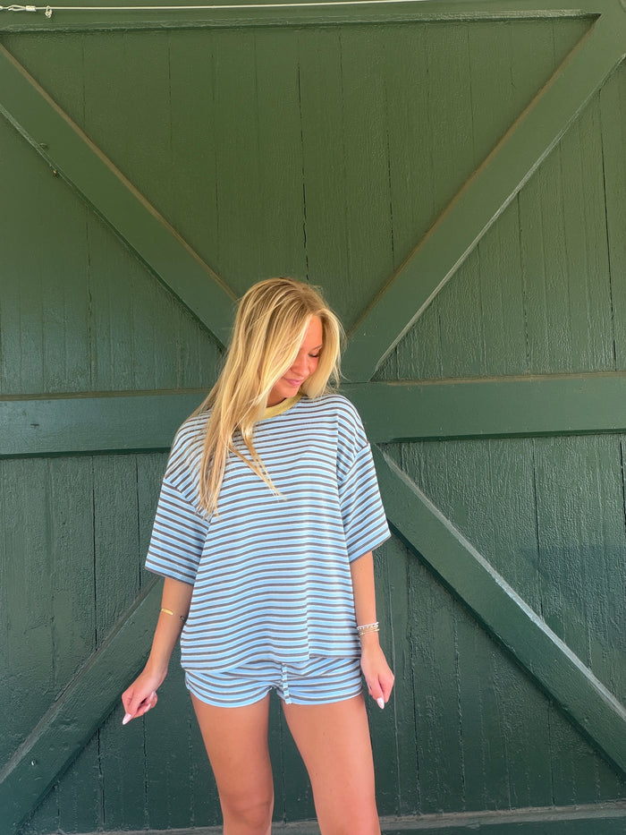 Blair Stripe Oversize Tee