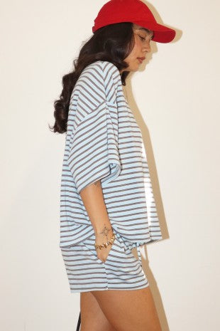 Blair Stripe Oversize Tee