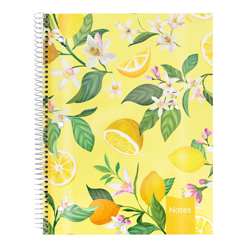XTREME White Notebook, 1-subject#color_lemon-garden