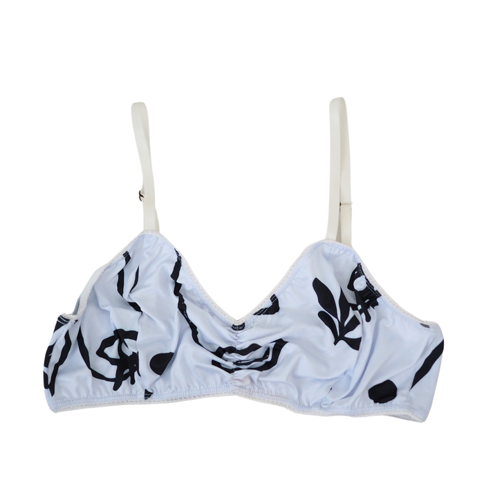 Bobby Bralette - Plants for Eyes - Black & White