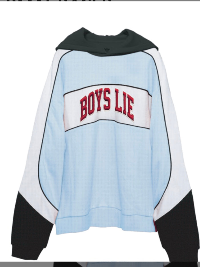 Boys Lie Good Sport Thermal Racer Hoodie