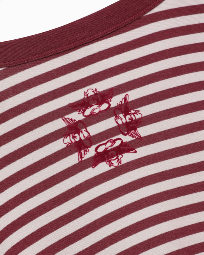 Boys Lie Starlight Boyfriend Long Sleeve | Cropped Striped Graphic Tee