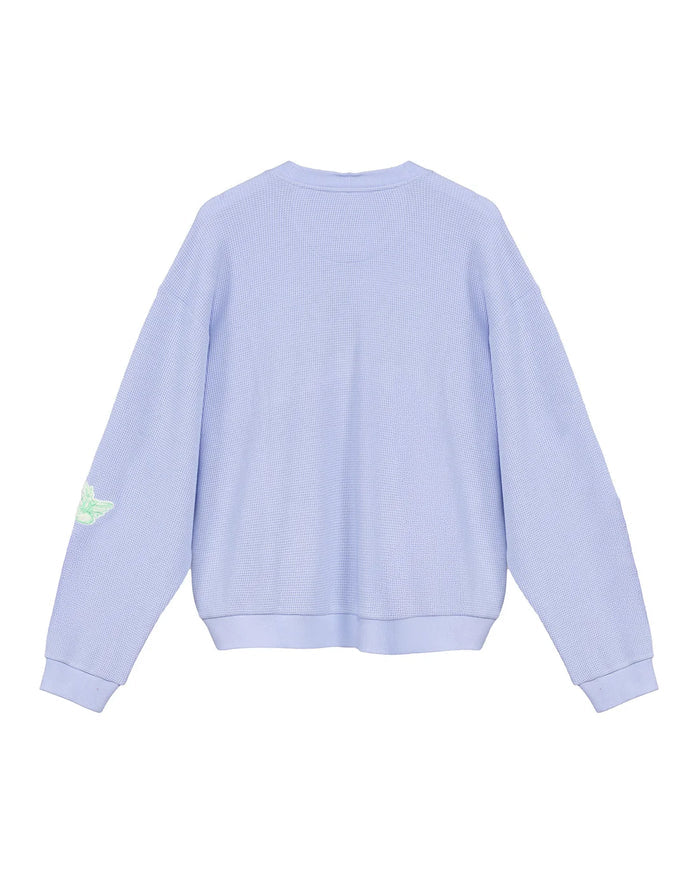 Boys Lie Thermal Razzle Dazzle V4 Kara Crewnwck -Lilac