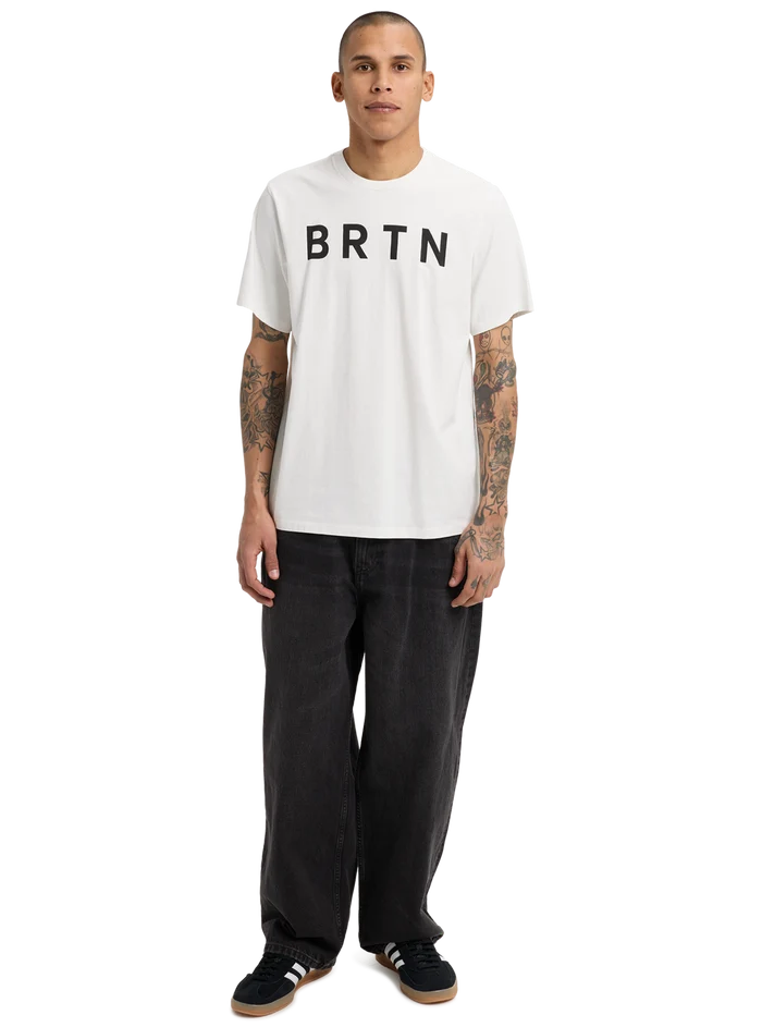 Product image of Burton BRTN Short Sleeve T-Shirt[Variant:Stout White]