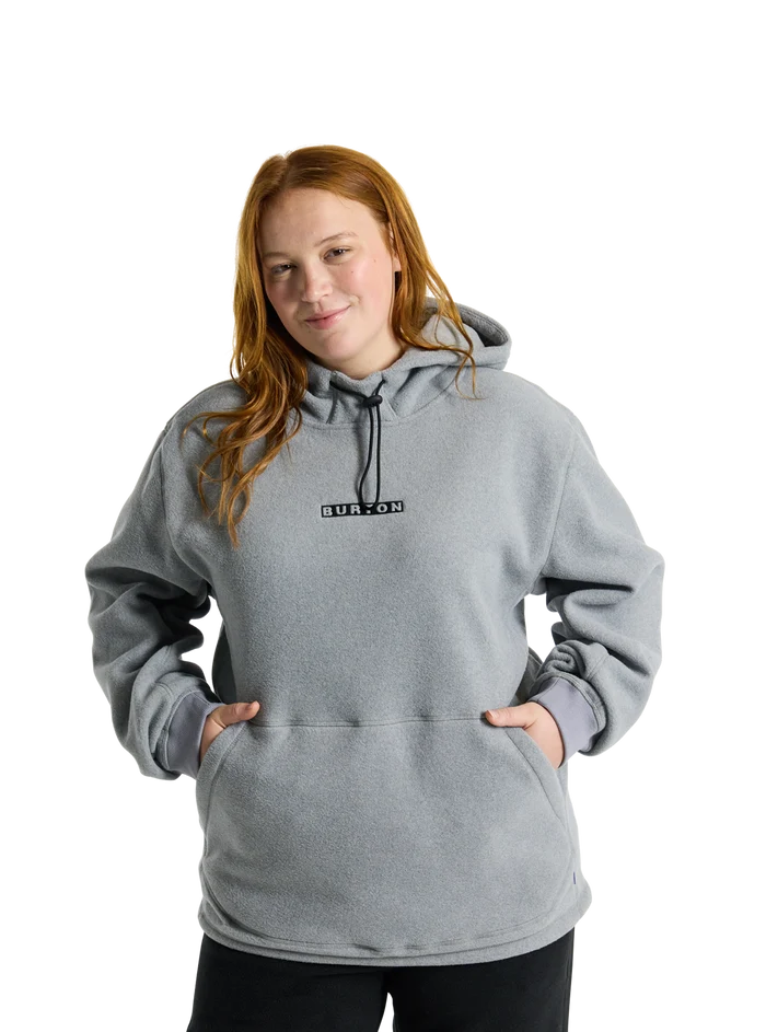 Product image of Burton Cinder Fleece Pullover Hoodie[Variant:Gray Heather]
