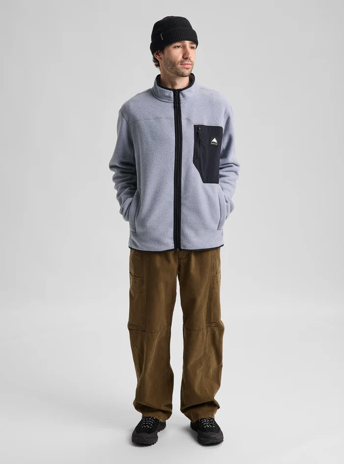 Product image of Men's Burton Cinder Full-Zip Fleece[Variant:Gray Heather]