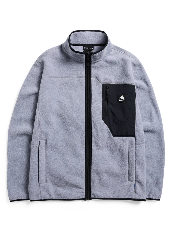 Product image of Men's Burton Cinder Full-Zip Fleece[Variant:Gray Heather]