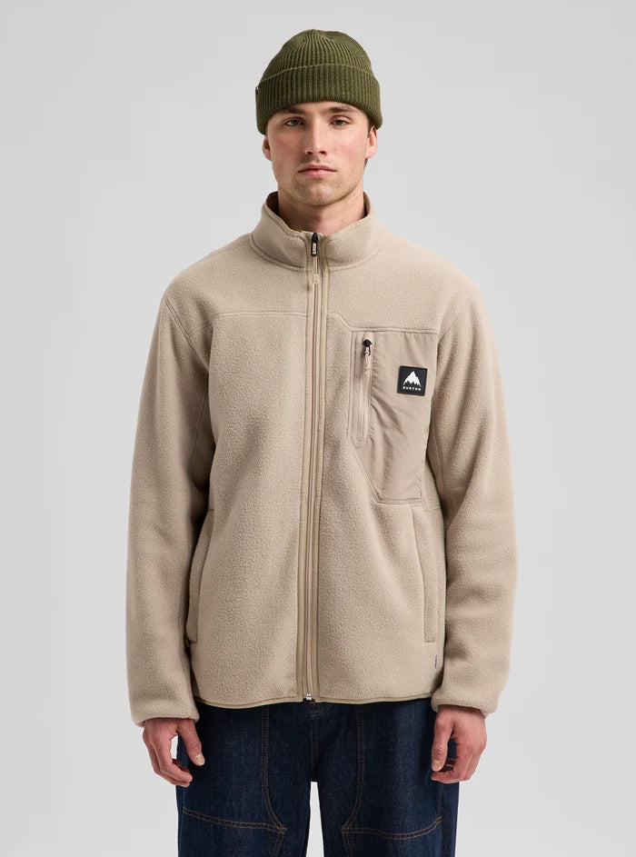 Product image of Men's Burton Cinder Full-Zip Fleece[Variant:Summit Taupe]