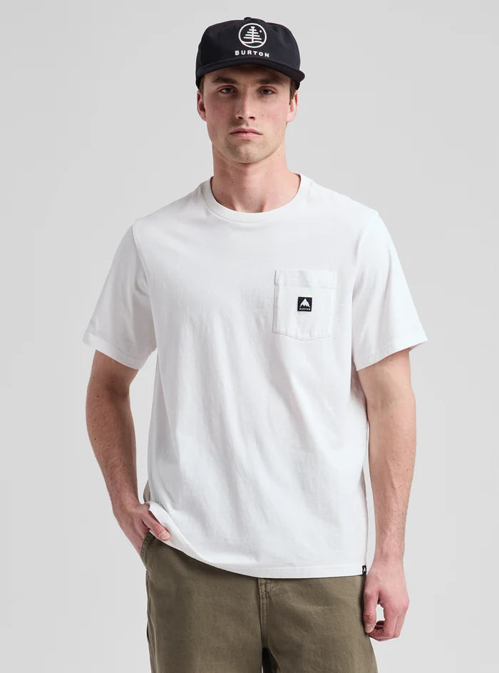 Product image of Burton Colfax Short Sleeve T-Shirt[Variant:Stout White]