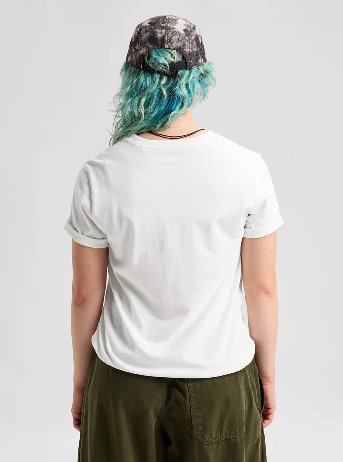 Product image of Burton Colfax Short Sleeve T-Shirt[Variant:Stout White]