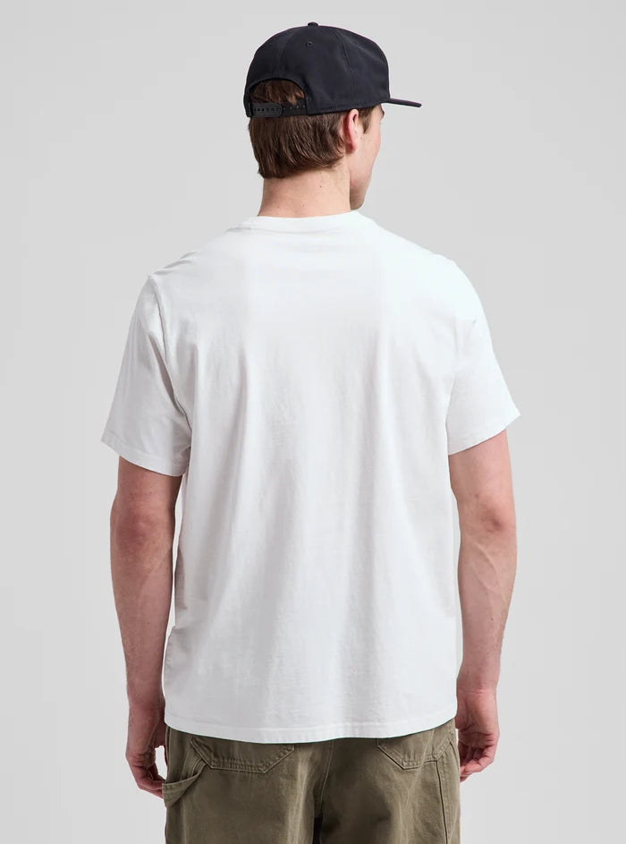 Product image of Burton Colfax Short Sleeve T-Shirt[Variant:Stout White]